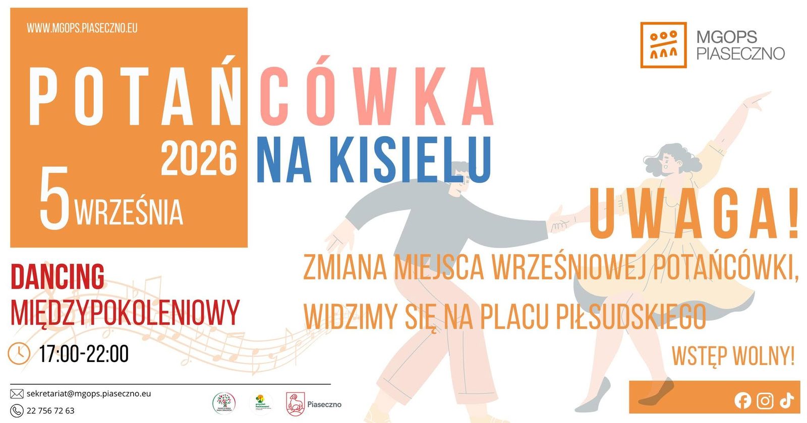 Finałowa Potańcówka odbędzie się na rynku w Piasecznie
